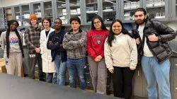 NJ-ACS MSU student chapter group photo in a lab